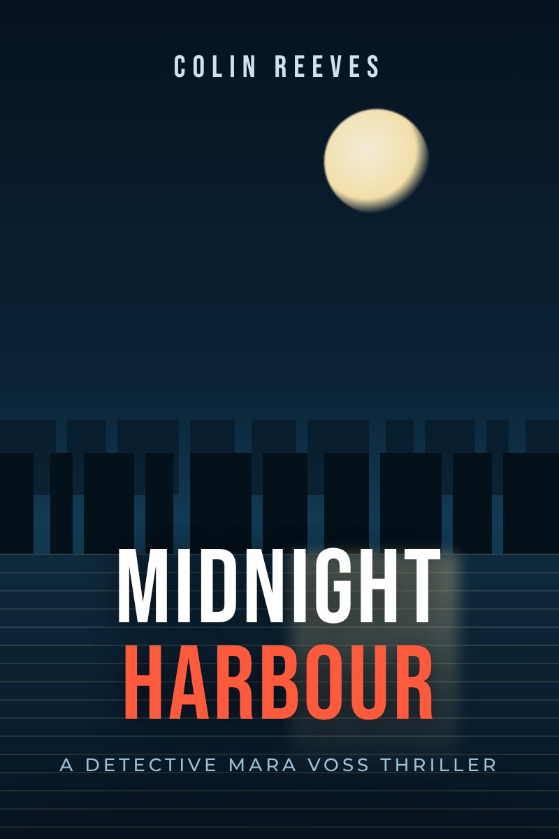 Studio sample cover: Midnight Harbour, a thriller