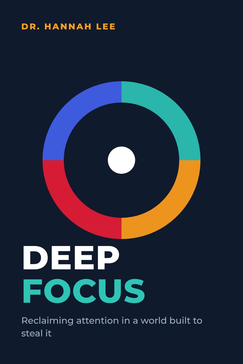 Studio sample cover: Deep Focus, a nonfiction title